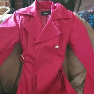 Pink trenchcoat